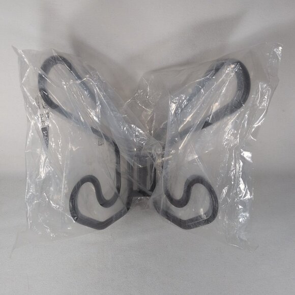 IKEA 2 Set Fran Black Metal Wall Shelf Rack Hook Hanger Butterfly 801.075.11 NEW - Picture 1 of 7